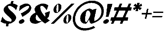 GC Prometheus Extra Bold Italic otf (700) Font OTHER CHARS