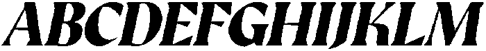GC Prometheus Extra Bold Italic otf (700) Font UPPERCASE