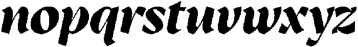 GC Prometheus Extra Bold Italic otf (700) Font LOWERCASE