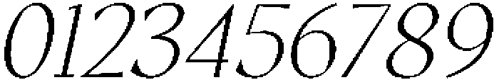 GC Prometheus Extra Light Italic otf (200) Font OTHER CHARS
