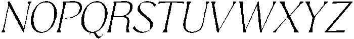 GC Prometheus Extra Light Italic ttf (200) Font UPPERCASE