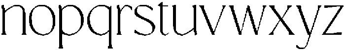 GC Prometheus Extra Light otf (200) Font LOWERCASE