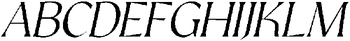 GC Prometheus Light Italic otf (300) Font UPPERCASE