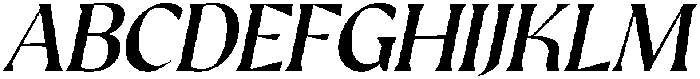 GC Prometheus Medium Italic otf (500) Font UPPERCASE