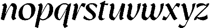 GC Prometheus Medium Italic otf (500) Font LOWERCASE
