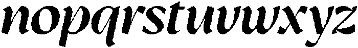 GC Prometheus Semi Bold Italic otf (600) Font LOWERCASE