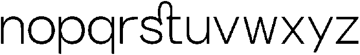 GC Rotalum volII Extra Light otf (200) Font LOWERCASE