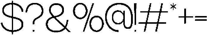 GC Rotalum volII Thin otf (100) Font OTHER CHARS