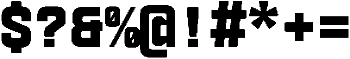 GC Vensca Mono Bold ttf (700) Font OTHER CHARS