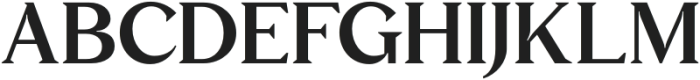 GC commune Regular otf (400) Font UPPERCASE