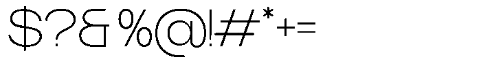 GC Akihiko Thin Font OTHER CHARS