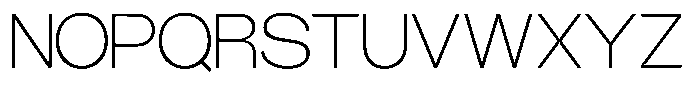 GC Akihiko Thin Font UPPERCASE