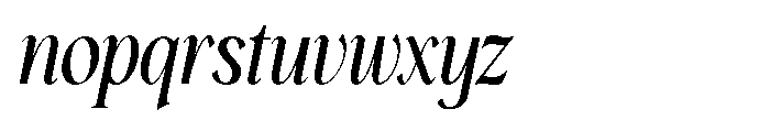 GC Amore Promised Italic Font LOWERCASE