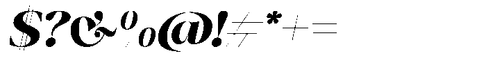 GC Backside Valley Bold Italic Font OTHER CHARS
