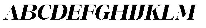 GC Backside Valley Bold Italic Font UPPERCASE