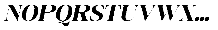 GC Backside Valley Bold Italic Font UPPERCASE