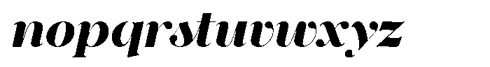 GC Backside Valley Bold Italic Font LOWERCASE