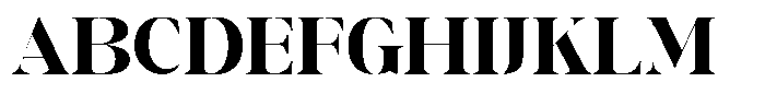 GC Backside Valley Bold Font UPPERCASE