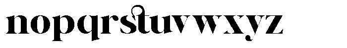 GC Backside Valley Bold Font LOWERCASE