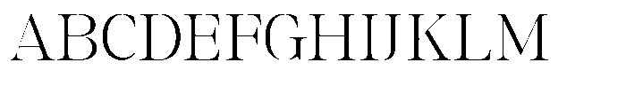 GC Backside Valley Extra Light Font UPPERCASE