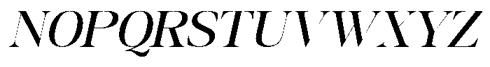 GC Backside Valley Italic Font UPPERCASE