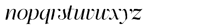 GC Backside Valley Light Italic Font LOWERCASE