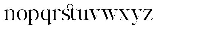 GC Backside Valley Light Font LOWERCASE