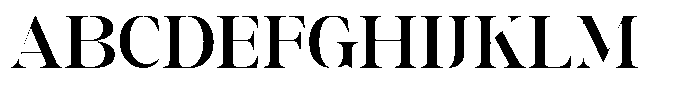 GC Backside Valley Medium Font UPPERCASE