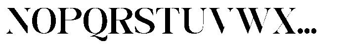 GC Backside Valley Medium Font UPPERCASE