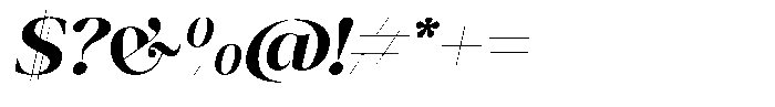 GC Backside Valley Semi Bold Italic Font OTHER CHARS
