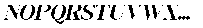 GC Backside Valley Semi Bold Italic Font UPPERCASE