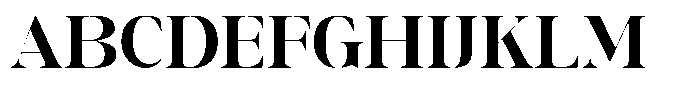 GC Backside Valley Semi Bold Font UPPERCASE