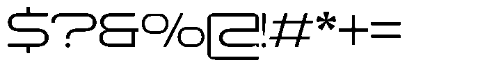 GC Bager Extra Light Font OTHER CHARS