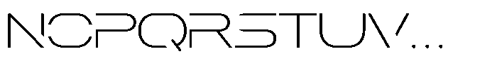 GC Bager Thin Font UPPERCASE