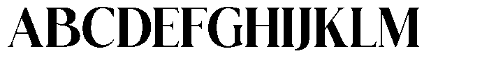 GC Blanca Bold Font UPPERCASE