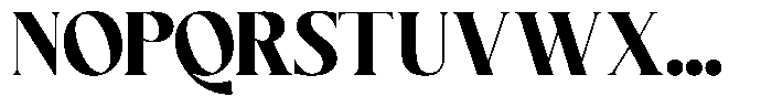 GC Blanca Extra Bold Font UPPERCASE