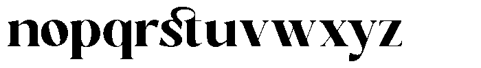 GC Blanca Extra Bold Font LOWERCASE