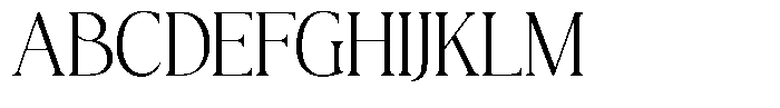 GC Blanca Extra Light Font UPPERCASE