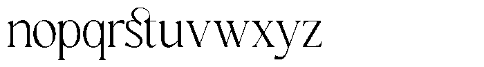 GC Blanca Extra Light Font LOWERCASE