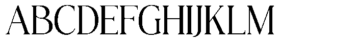 GC Blanca Light Font UPPERCASE