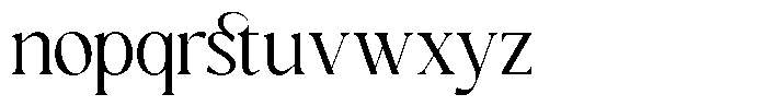 GC Blanca Light Font LOWERCASE