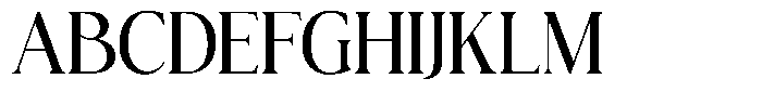 GC Blanca Regular Font UPPERCASE