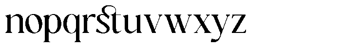GC Blanca Regular Font LOWERCASE