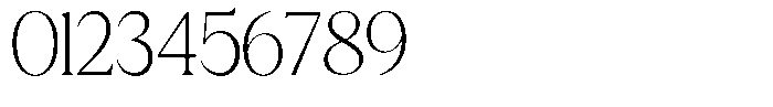 GC Blanca Thin Font OTHER CHARS