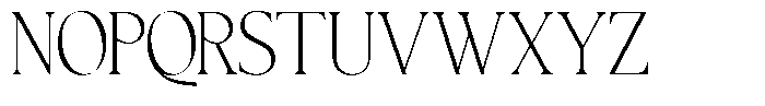 GC Blanca Thin Font UPPERCASE
