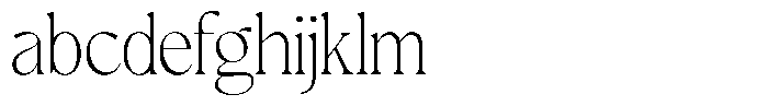 GC Blanca Thin FONT