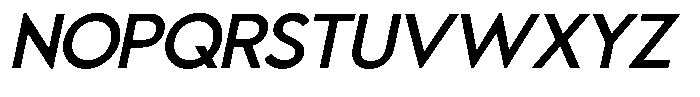 GC Calvo Slanted Font UPPERCASE