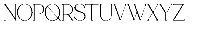 GC Cheline Extra Light Font UPPERCASE