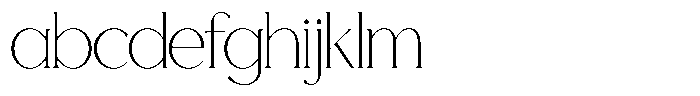 GC Cheline Extra Light FONT