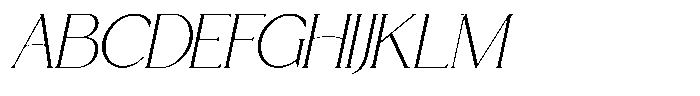 GC Cheline Slant Regular Font UPPERCASE